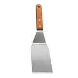 Norpro Stainless Steel Scraper Spatula with Mahogany Handle, 12-Inch