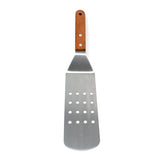 Norpro Stainless Steel Jumbo Slotted Spatula with Mahogany Handle, 12-Inch