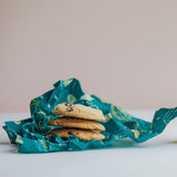 Bee's Wrap Reusable Beeswax Food Wraps, Assorted 3-Pack, Oceans