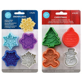 R&M International Assorted Winter Cookie Stamper, Set of 10