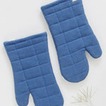KAF Home Monaco Quilted Oven Mitt, Dutch Blue