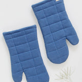 KAF Home Monaco Quilted Oven Mitt, Dutch Blue