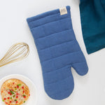 KAF Home Monaco Quilted Oven Mitt, Dutch Blue