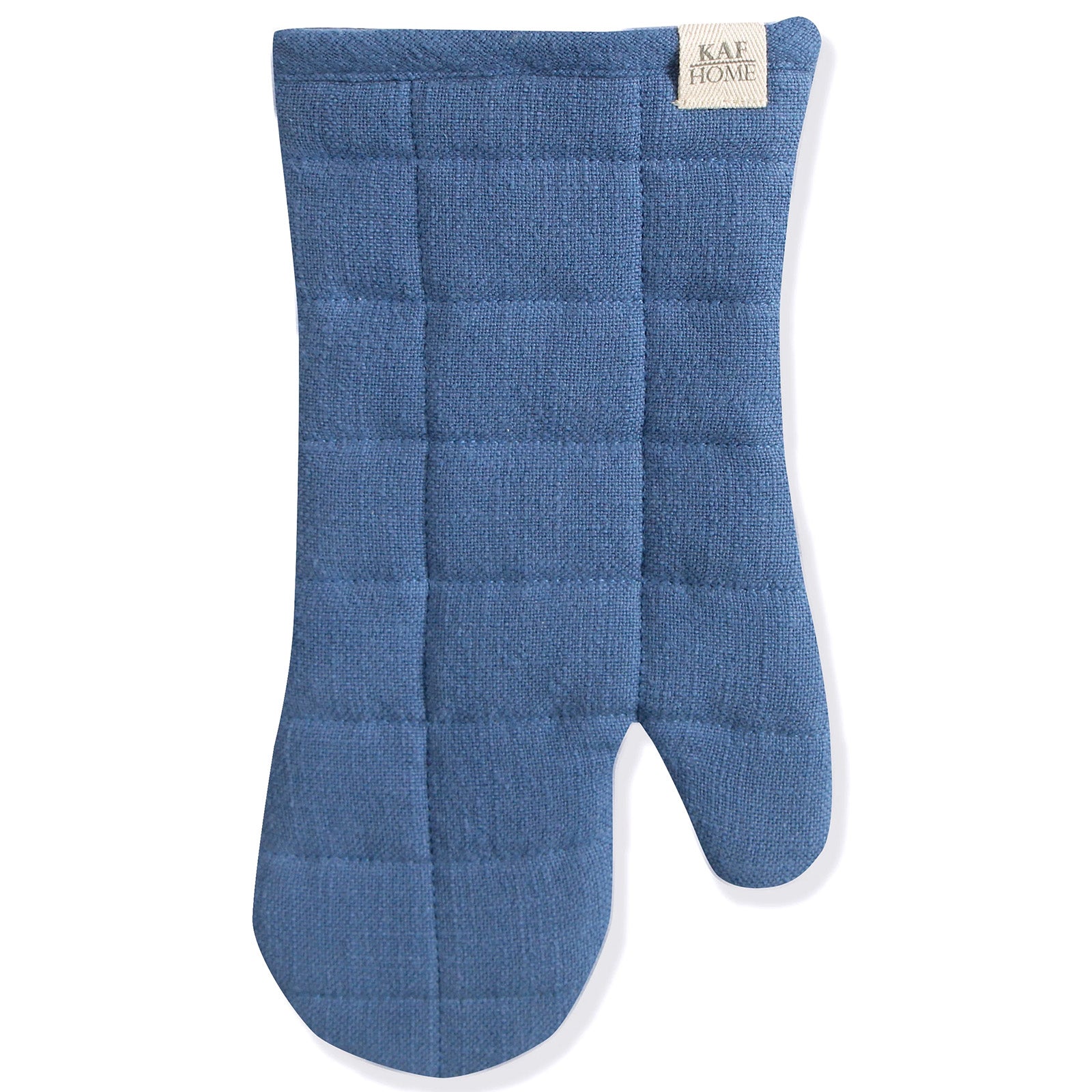 KAF Home Monaco Quilted Oven Mitt, Dutch Blue
