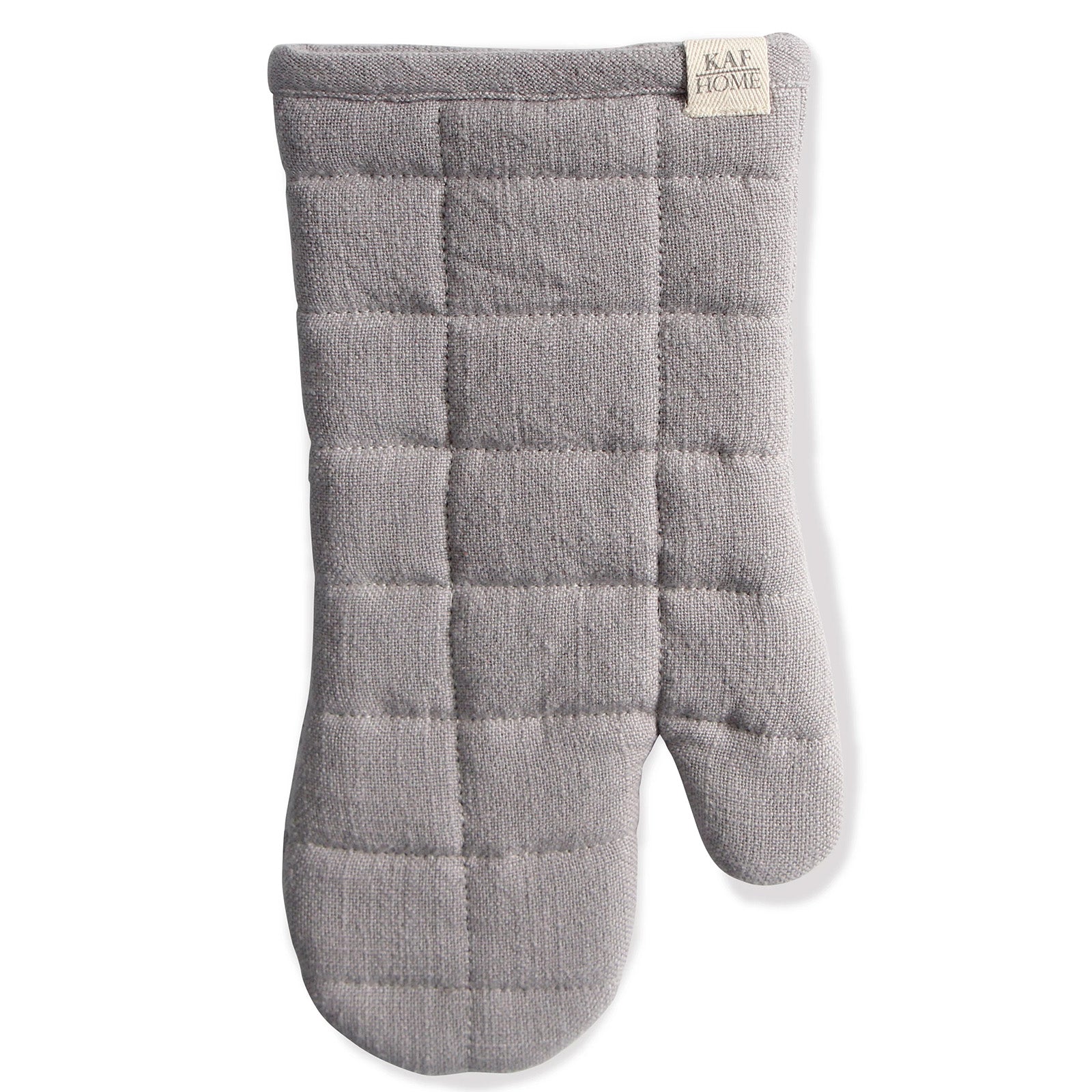 KAF Home Monaco Quilted Oven Mitt, Frost Gray