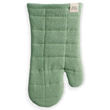 KAF Home Monaco Quilted Oven Mitt, Mineral Green