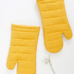 KAF Home Monaco Quilted Oven Mitt, Ochre