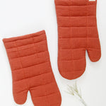 KAF Home Monaco Quilted Oven Mitt, Sierra