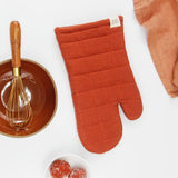 KAF Home Monaco Quilted Oven Mitt, Sierra