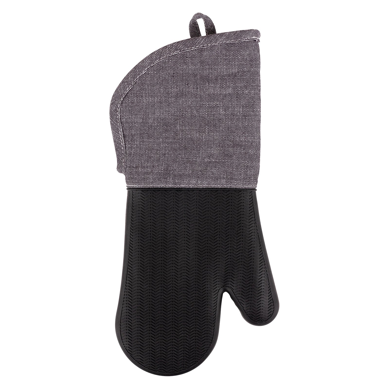 KAF Home Strada Silicone Oven Mitt, Black