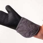 KAF Home Strada Silicone Oven Mitt, Black