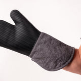 KAF Home Strada Silicone Oven Mitt, Black