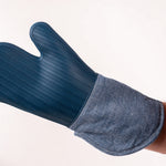 KAF Home Strada Silicone Oven Mitt, Blue