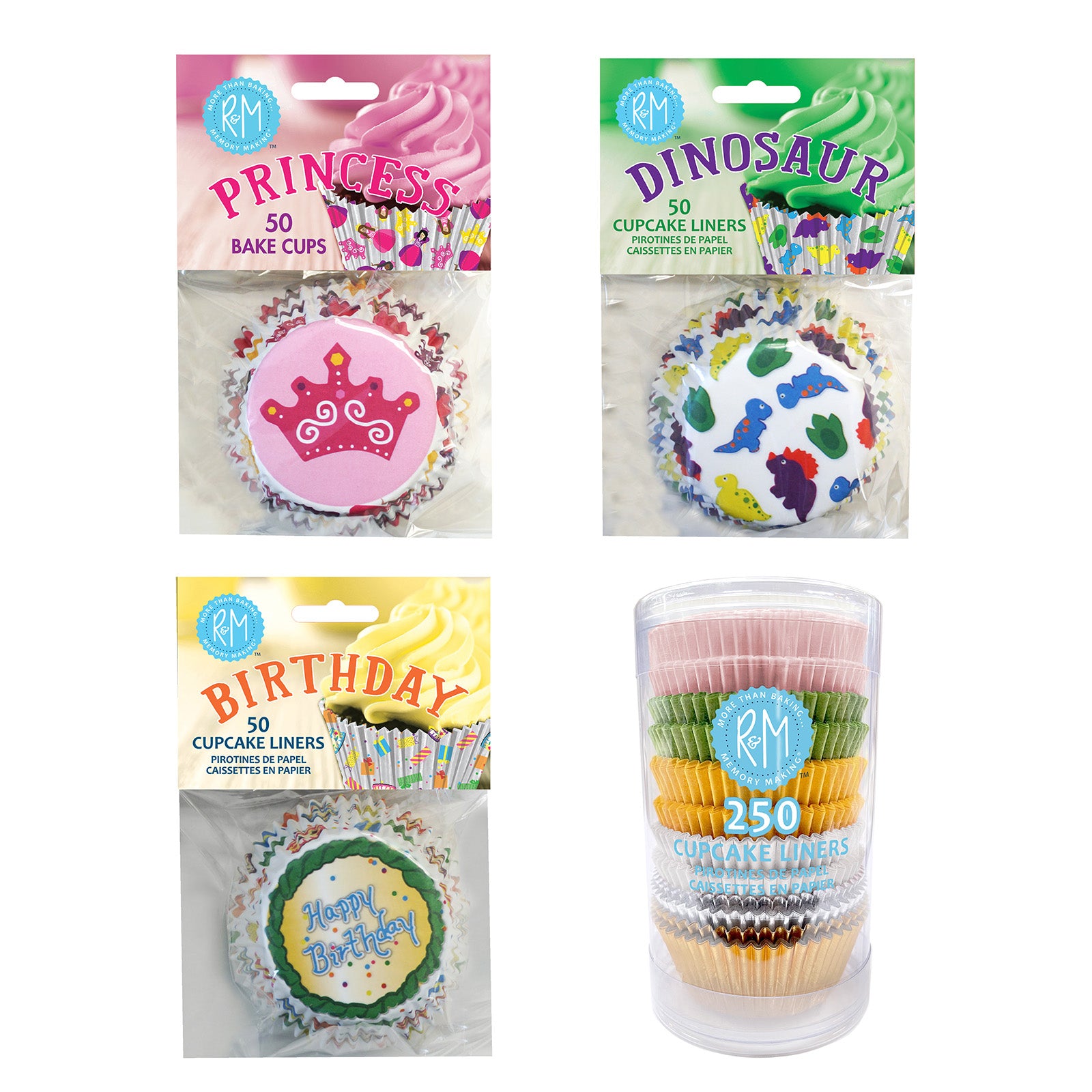 R&M International Assorted Baking Cups