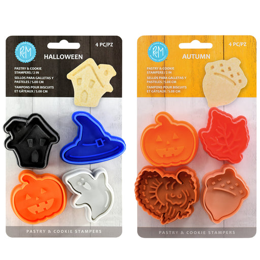 R&M International Autumn Halloween Pastry & Cookie Stamp Set