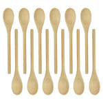 R&M International Wooden Spoon, 8 Inch, Pack of 12