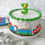 R&M International Construction and Train 6 Piece Cookie Cutter Set