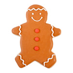 R&M International Christmas, Tree, Angel, and Gingerbread Cookie Cutter Set