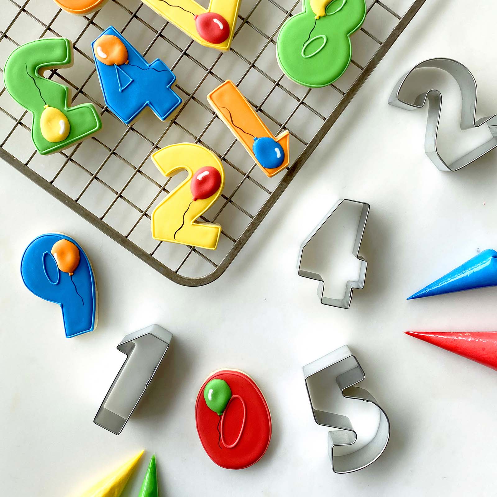 R&M International Milestone Cookie Cutters, Set of 10