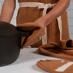 KAF Home Rooted Sustainable Pot Grabbers Set of 2, Canyon