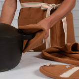 KAF Home Rooted Sustainable Pot Grabbers Set of 2, Canyon