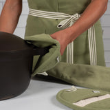 KAF Home Rooted Sustainable Pot Grabbers Set of 2, Sequoia