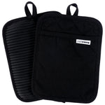 KAF Home Cat Cora Silicone Pot Holder, Black