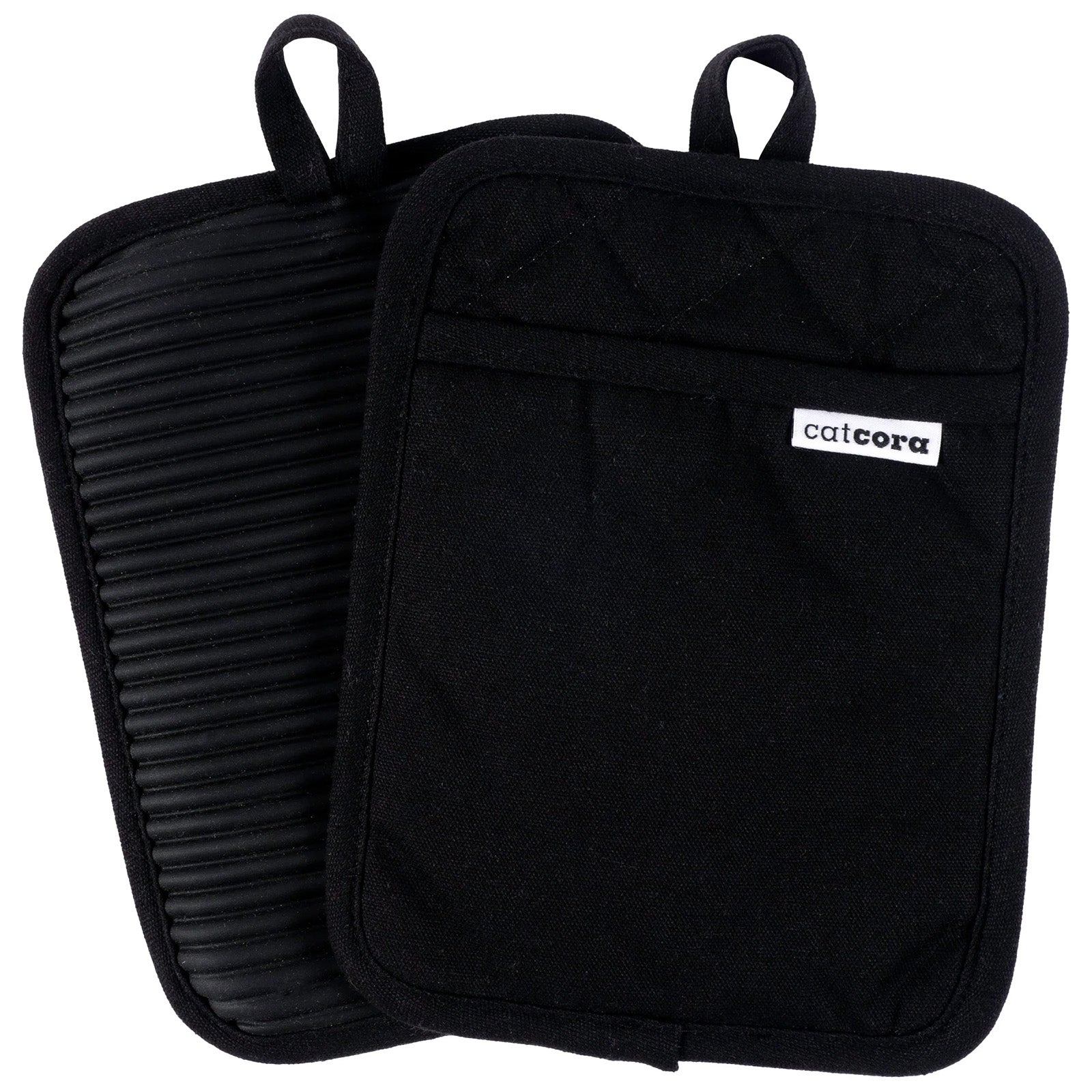 KAF Home Cat Cora Silicone Pot Holder, Black