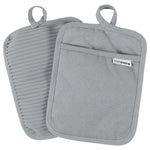 KAF Home Cat Cora Silicone Pot Holder, Gray