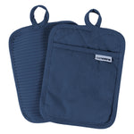 KAF Home Cat Cora Silicone Pot Holder, Navy