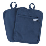 KAF Home Cat Cora Silicone Pot Holder, Navy