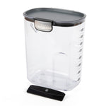 Progressive International ProKeeper+ Airtight Flour Storage Container, Clear Plastic