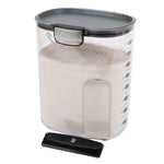 Progressive International ProKeeper+ Airtight Flour Storage Container, Clear Plastic