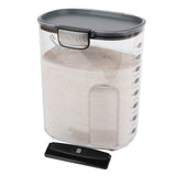 Progressive International ProKeeper+ Airtight Flour Storage Container, Clear Plastic