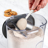 Progressive International ProKeeper+ Airtight Flour Storage Container, Clear Plastic
