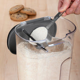 Progressive International ProKeeper+ Airtight Flour Storage Container, Clear Plastic