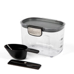 Progressive International ProKeeper+ Airtight Specialty Flour Storage Container, Clear Plastic