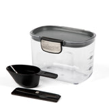 Progressive International ProKeeper+ Airtight Specialty Flour Storage Container, Clear Plastic