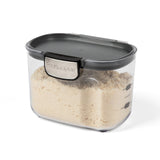 Progressive International ProKeeper+ Airtight Specialty Flour Storage Container, Clear Plastic