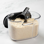 Progressive International ProKeeper+ Airtight Specialty Flour Storage Container, Clear Plastic