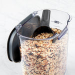Progressive International ProKeeper+ Airtight Grain Storage Container, Clear Plastic