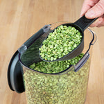 Progressive International ProKeeper+ Airtight Grain Storage Container, Clear Plastic