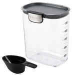 Progressive International ProKeeper+ Airtight Grain Storage Container, Clear Plastic