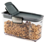 Progressive International ProKeeper+ Airtight Small Cereal Storage Container, Clear Plastic