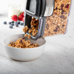 Progressive International ProKeeper+ Airtight Small Cereal Storage Container, Clear Plastic