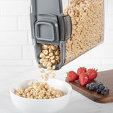 Progressive International ProKeeper+ Airtight Cereal Storage Container, Clear Plastic