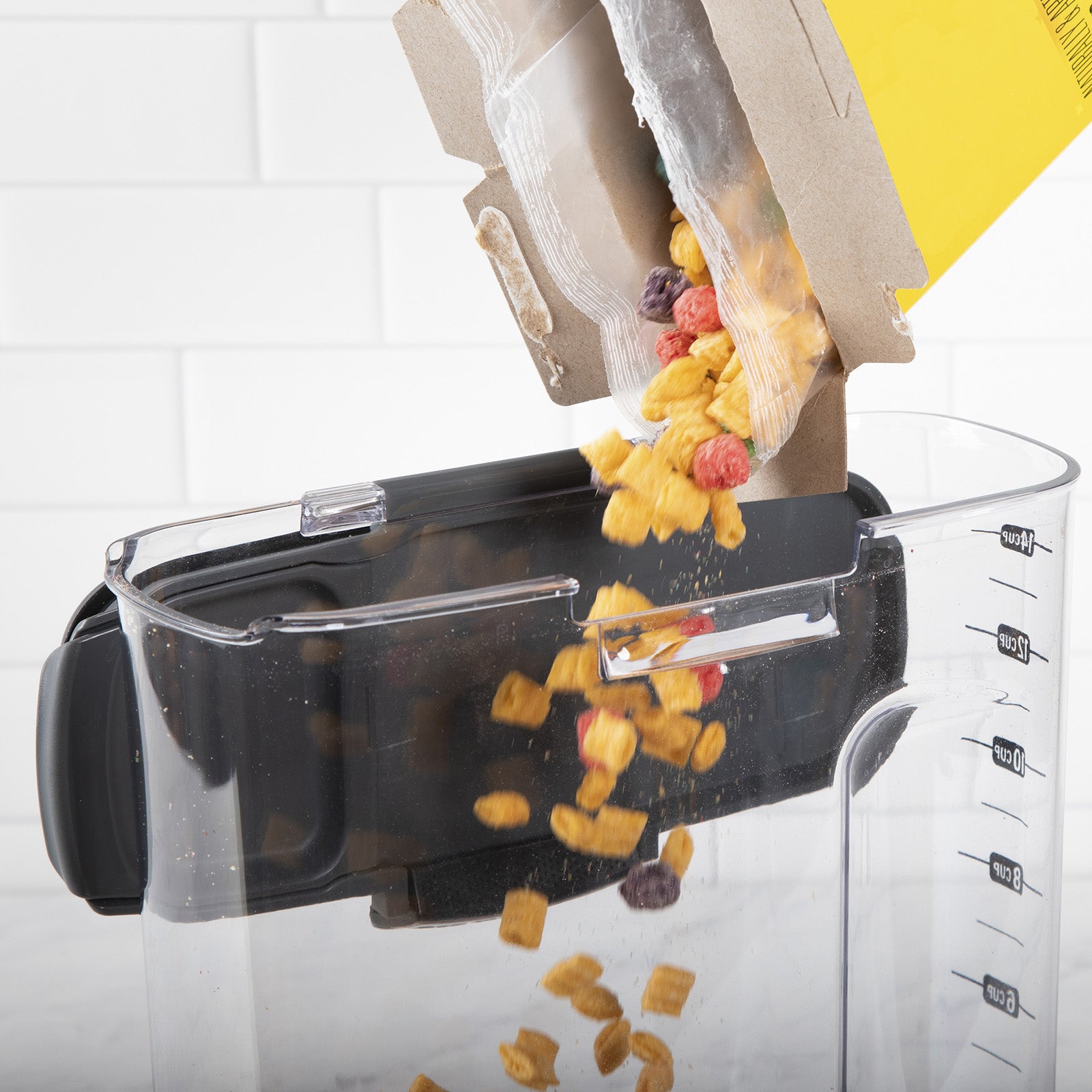 Progressive International ProKeeper+ Airtight Cereal Storage Container, Clear Plastic