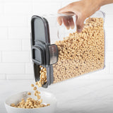 Progressive International ProKeeper+ Airtight Cereal Storage Container, Clear Plastic