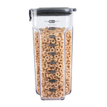 Progressive International ProKeeper+ Airtight Large Cereal Storage Container, Clear Plastic