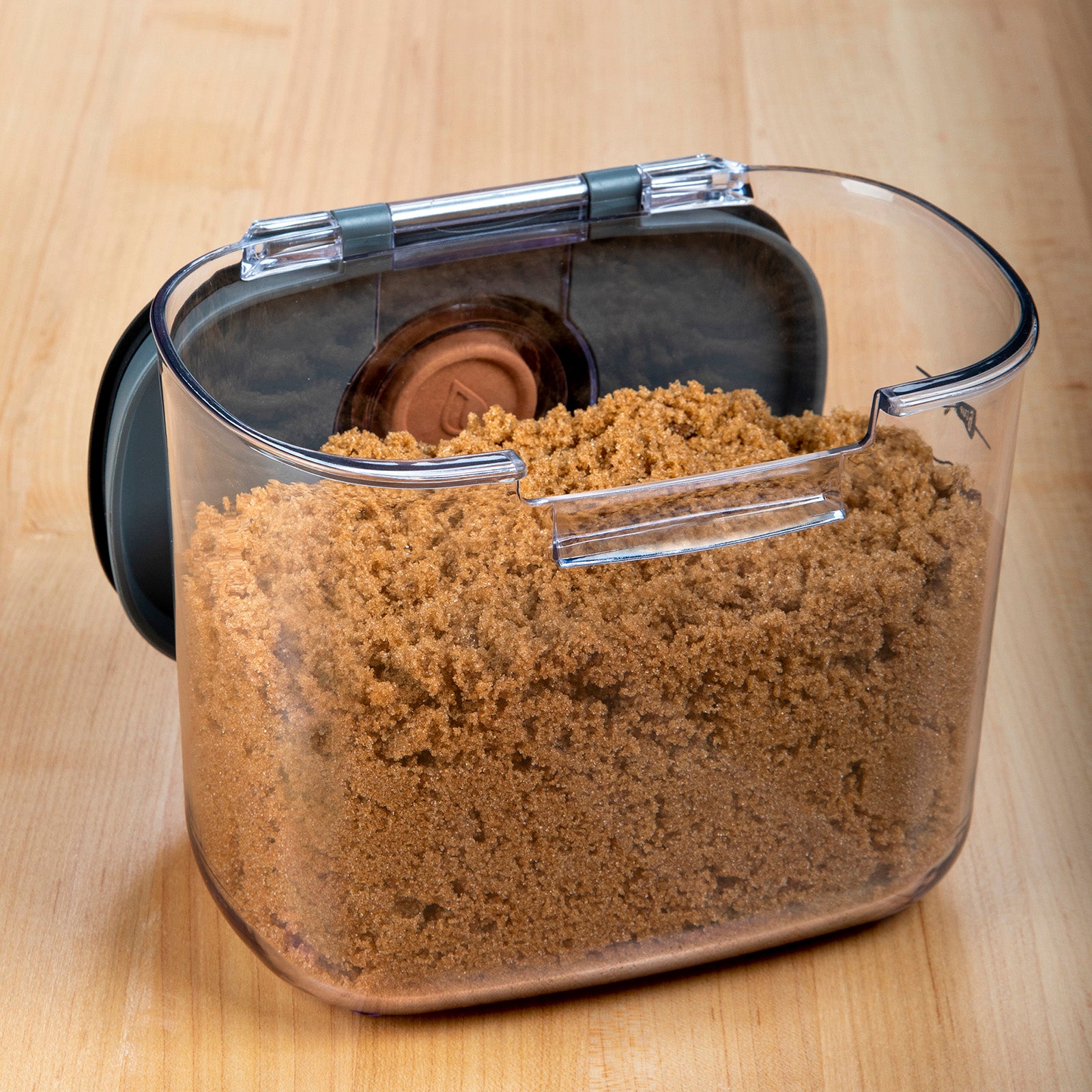 Progressive International ProKeeper+ Airtight Brown Sugar Storage Container, Clear Plastic